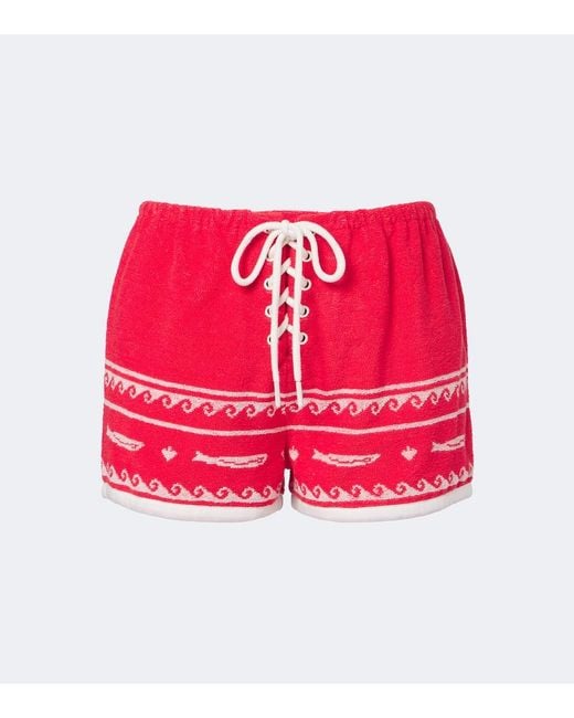 Posse Red Cody Cotton Terry Shorts