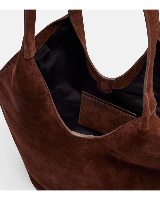 Aesther Ekme Brown Phantom Suede Tote Bag