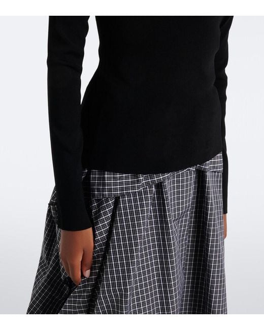 Top Double L Loewe en coloris Black