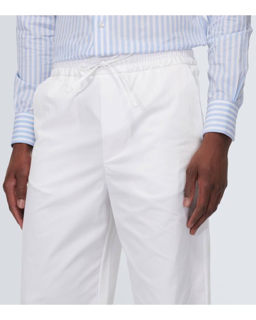 Pantalon de survetement en coton Lardini pour homme en coloris White