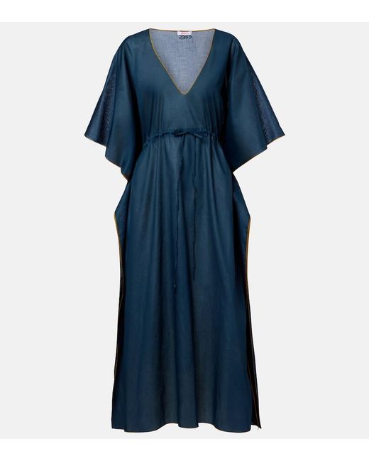 Eres Blue Voilier Cotton Kaftan
