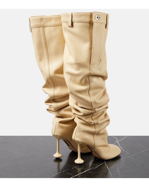 Loewe Natural Toy Leather Over-the-knee Boots