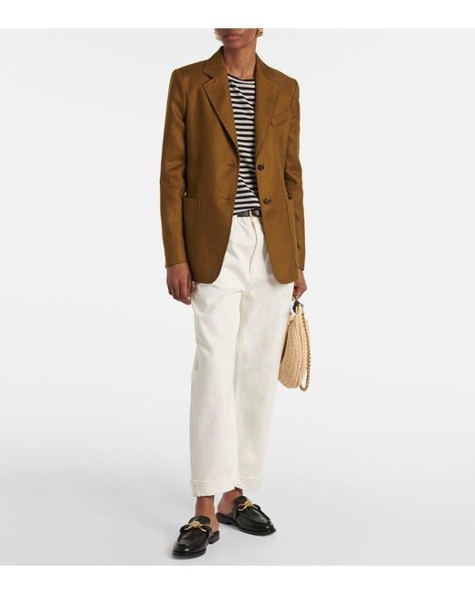 Citizens of Humanity White Dahlia Low-Rise Wide-Leg Jeans