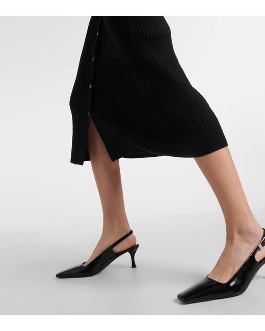 Proenza Schouler Black Label Phillips Cotton-Blend Midi Dress