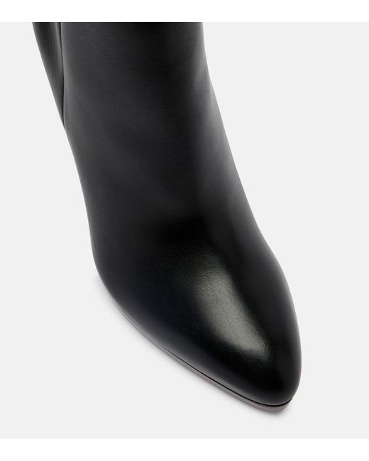 Christian Louboutin Black Fannylove 120 Leather Ankle Boots