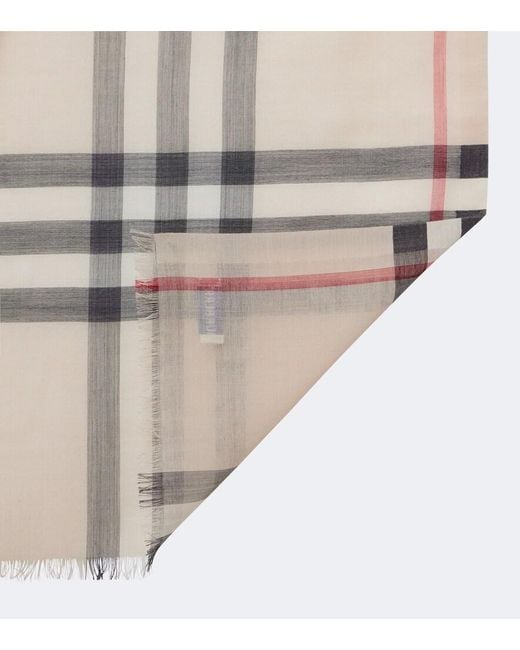 Sciarpa Check di Burberry in Multicolor