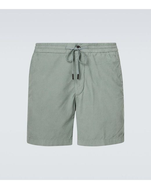 Slowear Green Cotton Shorts for men