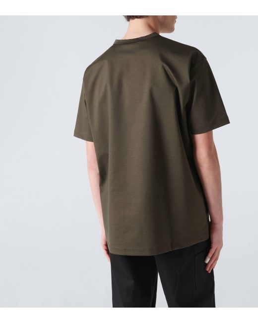 Junya Watanabe Green Cotton-blend T-shirt for men