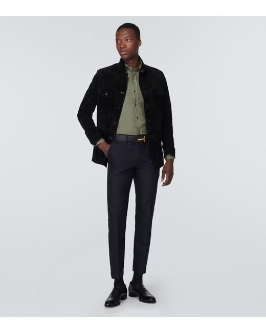 Tom Ford Green Lyocell Shirt for men