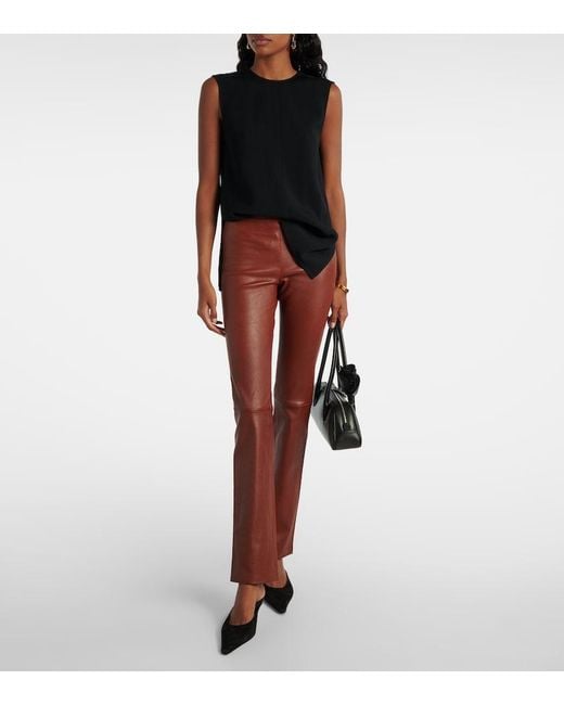 Stouls Jp Long Leather Flared Pants