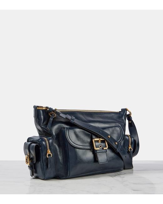 Chloé Blue Camera Medium Leather Shoulder Bag