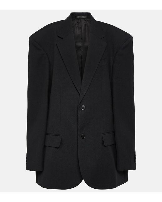 Balenciaga Black Wool Blazer