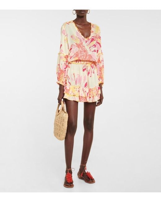 Poupette Pink Ilona Floral Minidress