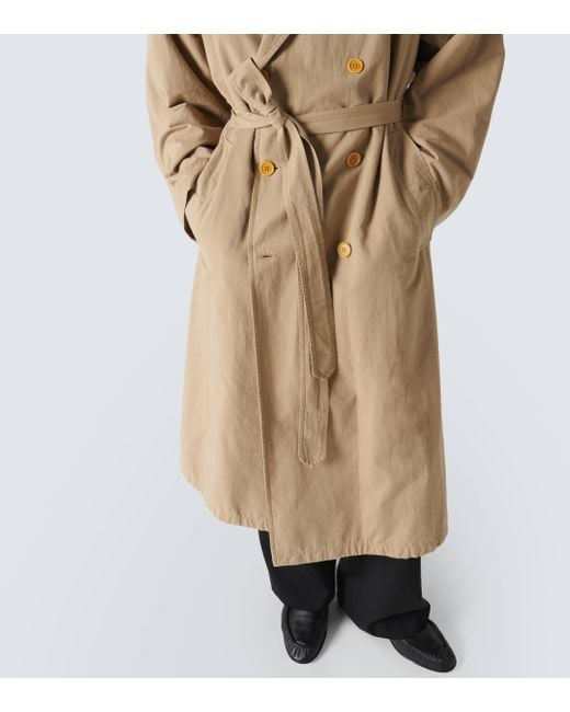 The Row Natural Montrose Cotton And Linen Trench Coat for men