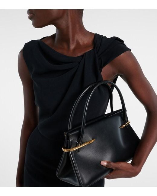 Givenchy Black Pinch Medium Leather Tote Bag