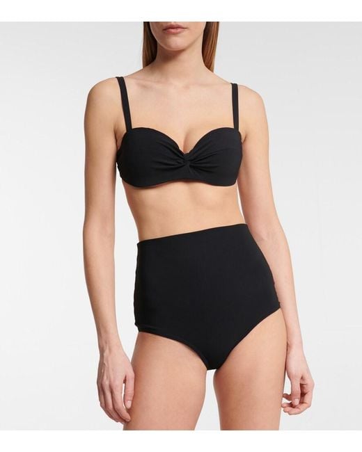 Karla Colletto Black Basics Bikini Top