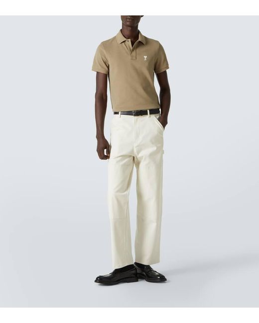 Polo Ami De Cour di AMI in Natural da Uomo