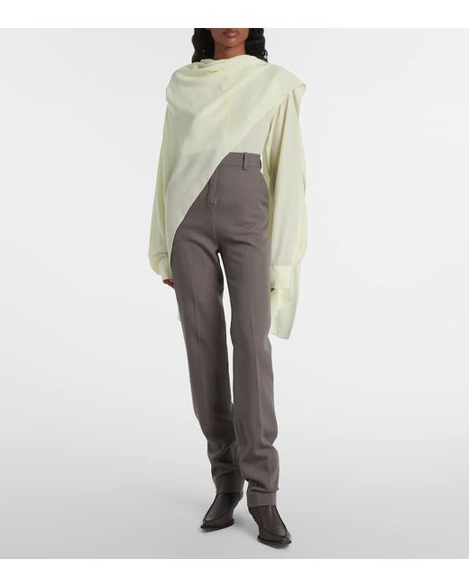Blusa Kiki di Calvin Klein in Natural