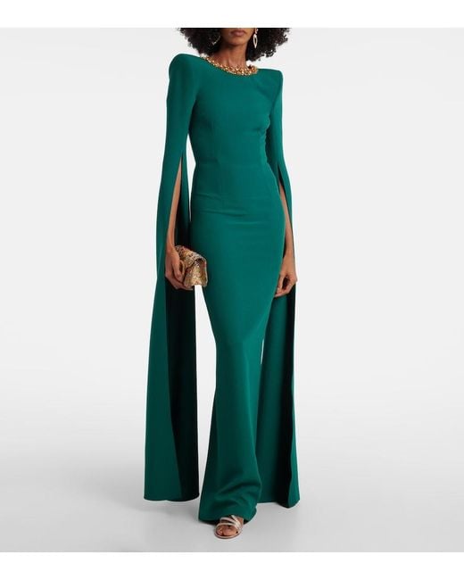 Abito Lungo di Safiyaa in Green