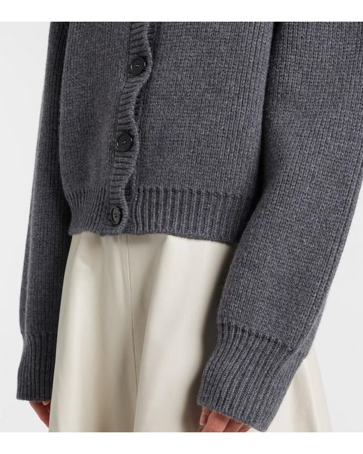 Rohe Gray Statement Wool Cardigan