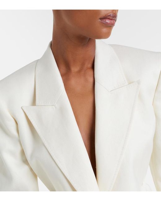 Gabriela Hearst Natural Epona Linen Blazer