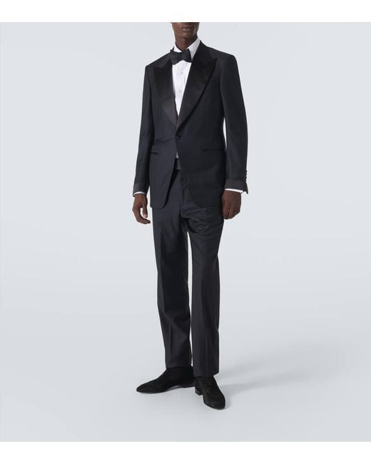 Christian Louboutin Slip-Ons Dandelion Aus Veloursleder in Black für Herren