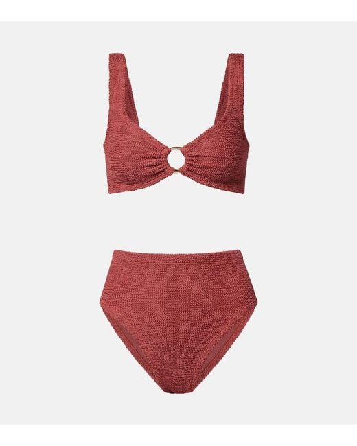 Hunza G Red Nadine Bikini