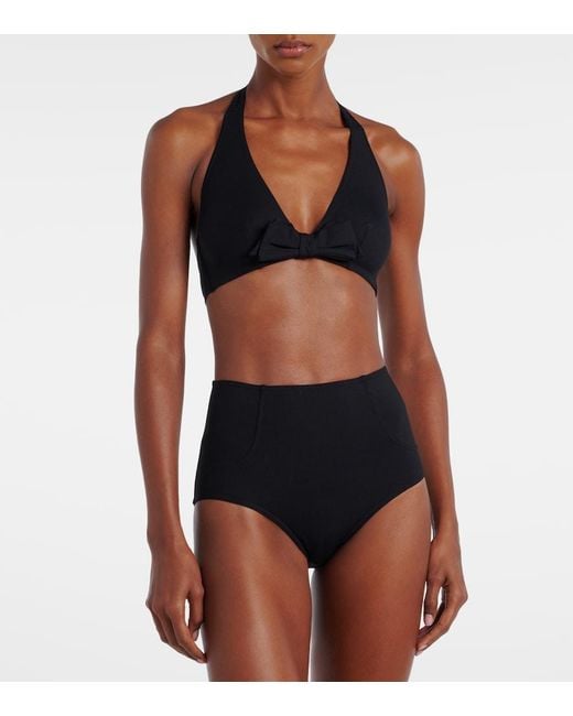 Eres Black Mister High-Rise Bikini Bottoms