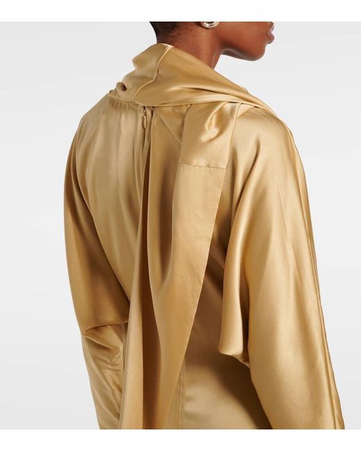 Robe Longue Imre En Soie Melangee TOVE en coloris Natural