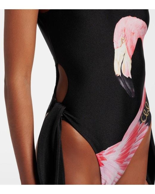 Chloé Black Printed Swimsuit