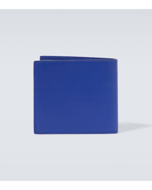 Burberry Blue Ekd Leather Wallet for men