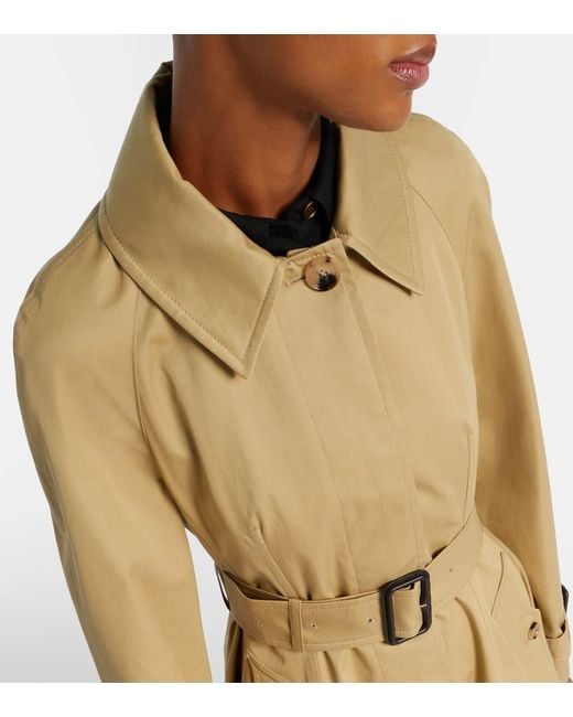 Burberry Natural Cotton Trench Coat