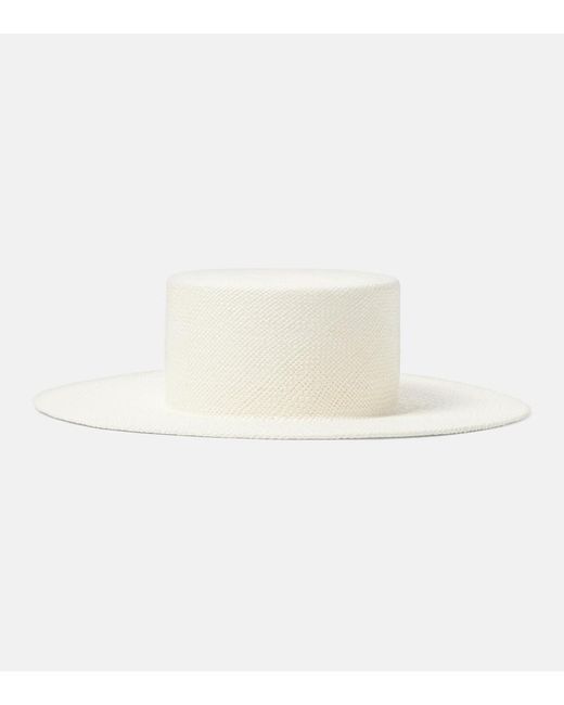 Ruslan Baginskiy White Straw Hat