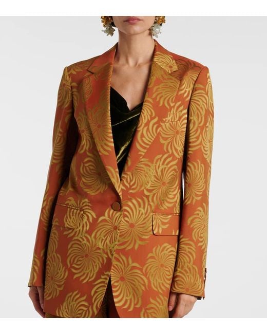 Blazer di Dries Van Noten in Brown