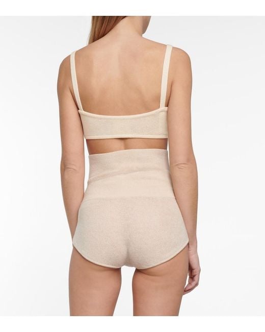 Khaite Natural Exclusive To Mytheresa – Eda Cashmere Bralette
