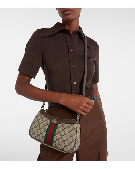Gucci Metallic Ophidia Gg Small Shoulder Bag