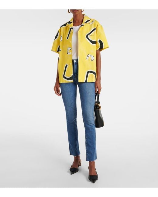 FRAME Blue Slim Jeans Le High Straight