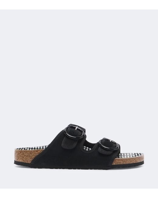 Birkenstock Black X Repetto Arizona Suede Sandals