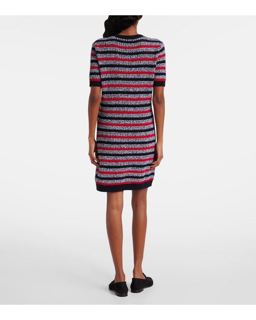 Gucci Red Minikleid Aus Einem Baumwollgemisch