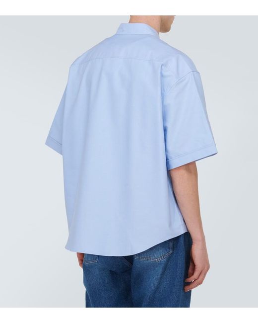 Camisa Ami de Coeur de algodon AMI de hombre de color Blue