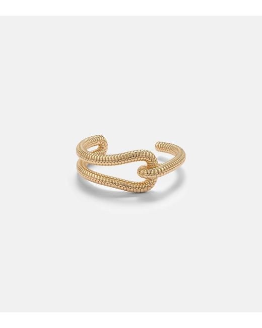 Jennifer Fisher White Madison Avenue 10Kt-Plated Cuff Bracelet