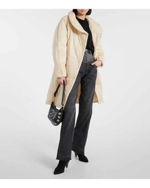 Isabel Marant Natural Dakota Cotton-Blend Coat