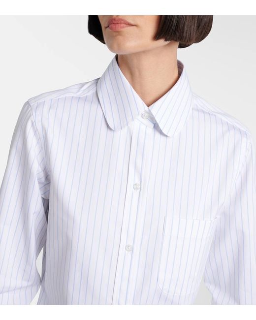 Thom Browne White Hemd Aus Baumwollpopeline