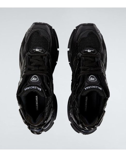Zapatillas Runner de malla Balenciaga de hombre de color Black