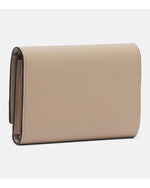 Loewe Natural Anagram Small Leather Card Holder
