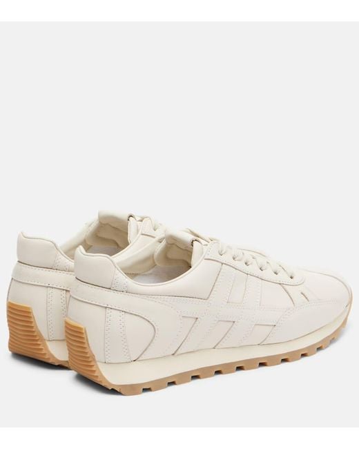 Hogan White H671 Suede Sneakers