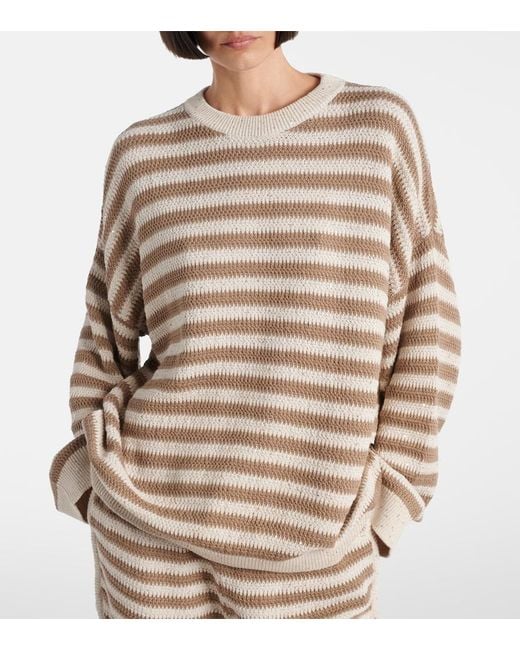 Pullover di Brunello Cucinelli in Natural