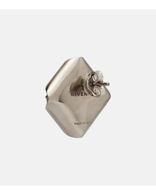 Givenchy White Crystal-Embellished Earrings