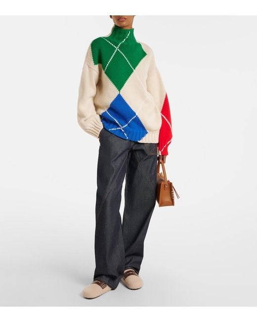 J.W. Anderson Green X Pringle Of Scotland Turtleneck Sweater