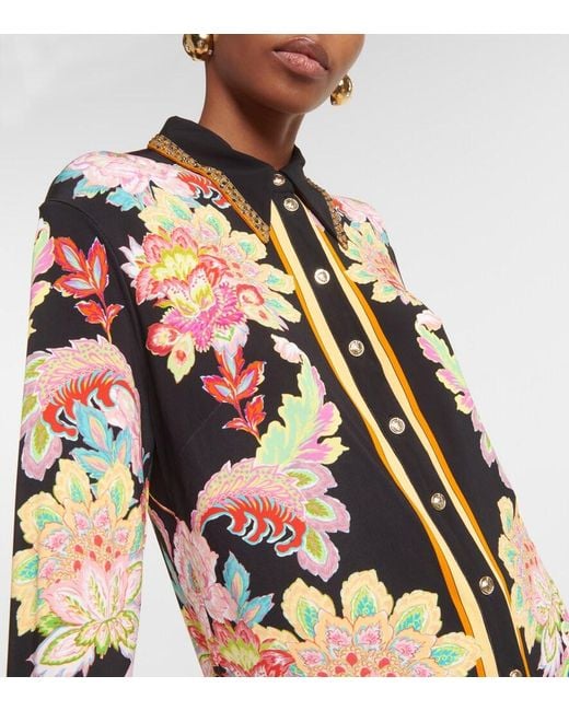 Camilla Multicolor Floral Jersey Shirt